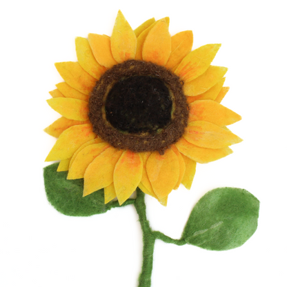 Life-size realistic Sunflower Needle Felt Kit - The Makerss