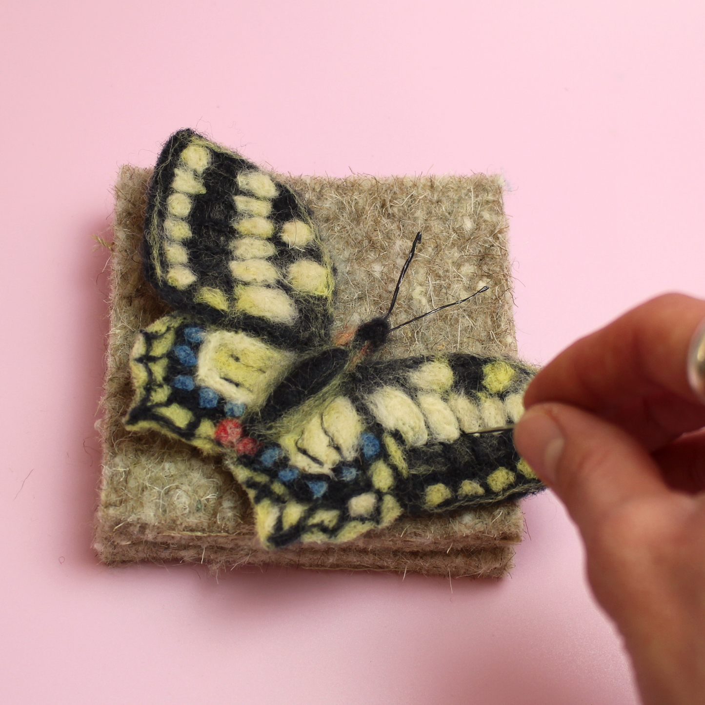 Swallowtail Butterfly Small Needle Felt Kit
