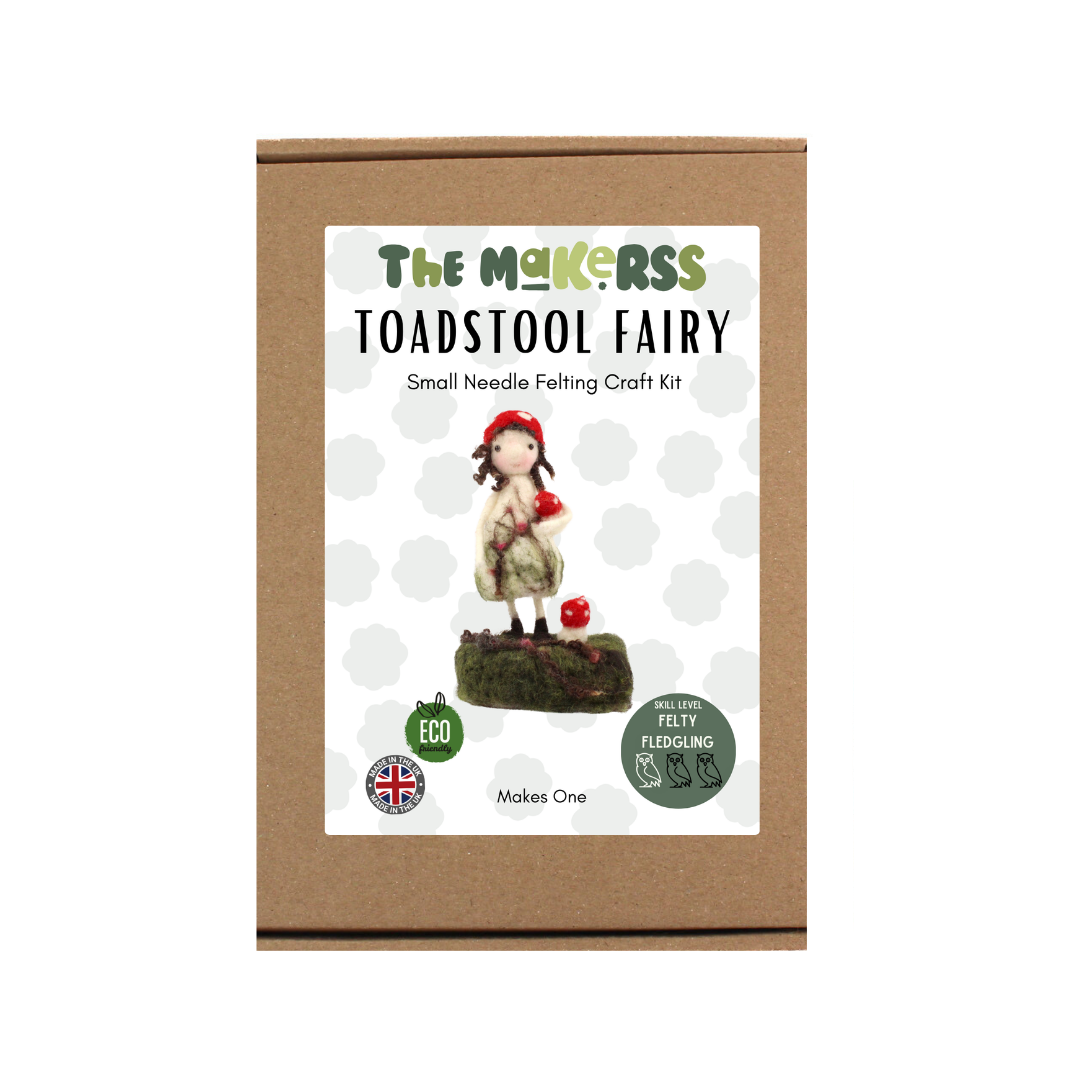 Toadstool Fairy Needle Felt Kit - The Makerss