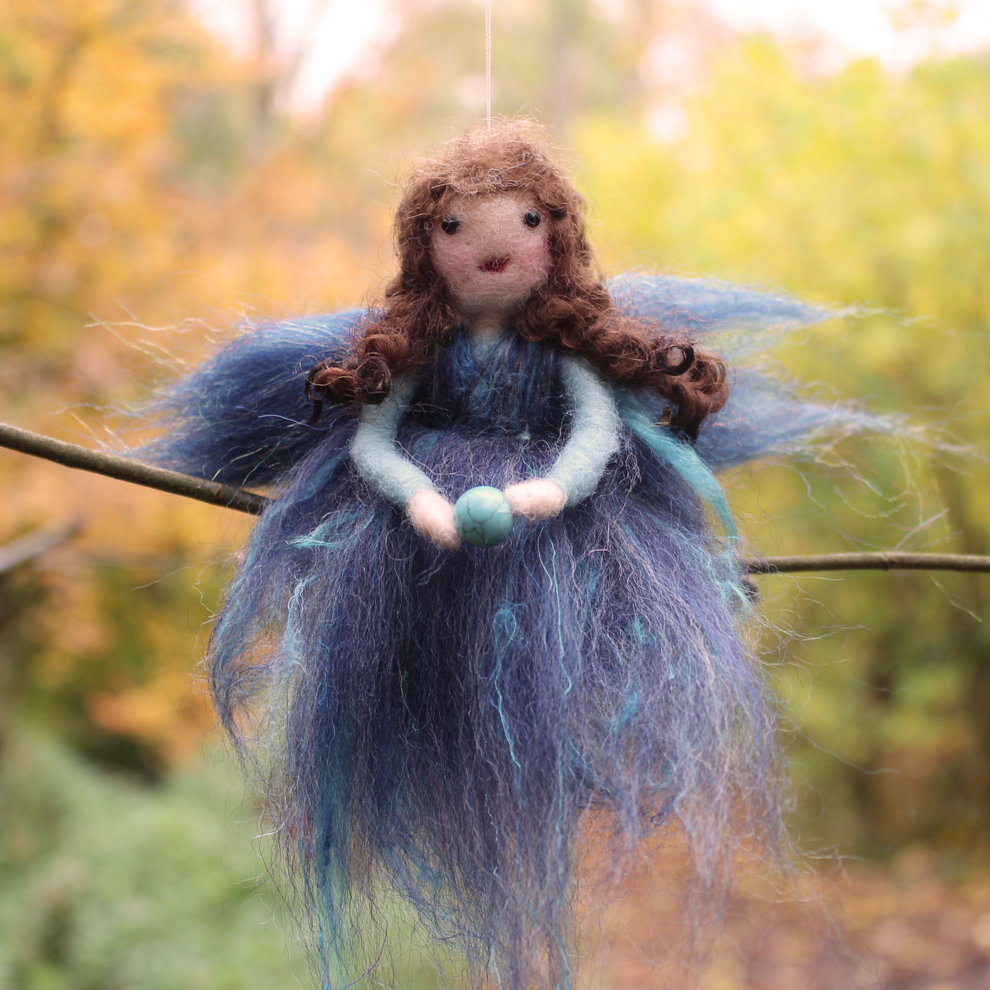 December Birthstone Turquoise Fairy Needle Felt Kit