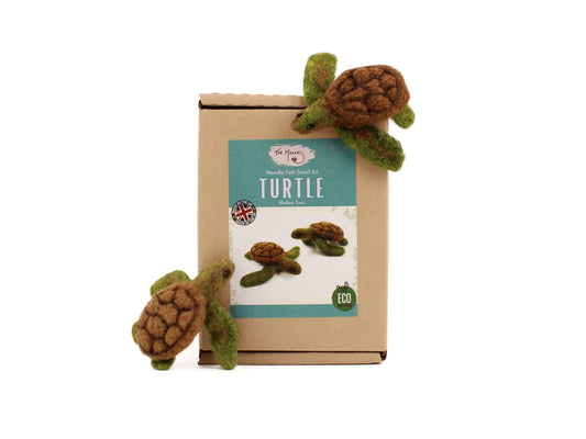 Turtle Small Needle Felt Kit (NEW for 2024) - The Makerss