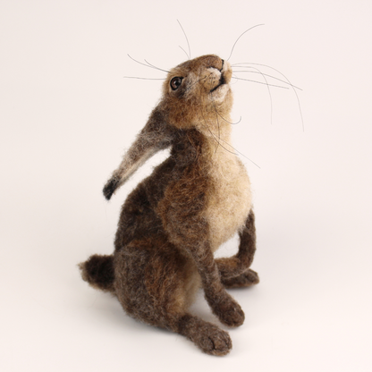 Moon Gazing Hare Needle Felting Workshop with Artist Agnese Davies Saturday 12th April - The Makerss