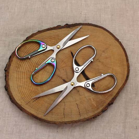 Titanium Plated Silver Scissors - The Makerss