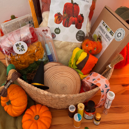 Autumn Felting Basket - The Makerss