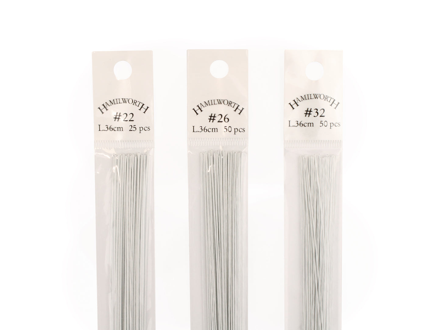 White Paper Covered Steel Wire Packs - Various Gauges #22, #26, #32