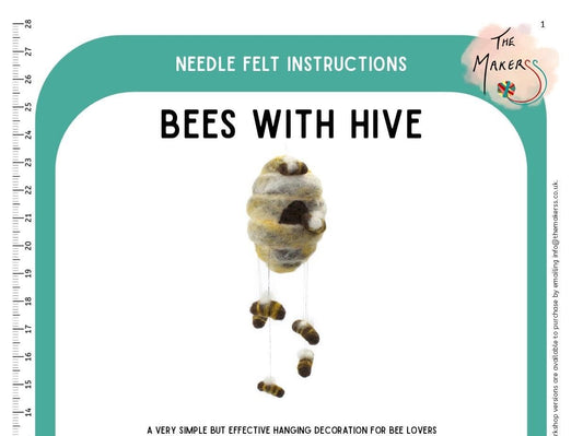 FLOCK - Bees With Hive Instructions PDF - The Makerss