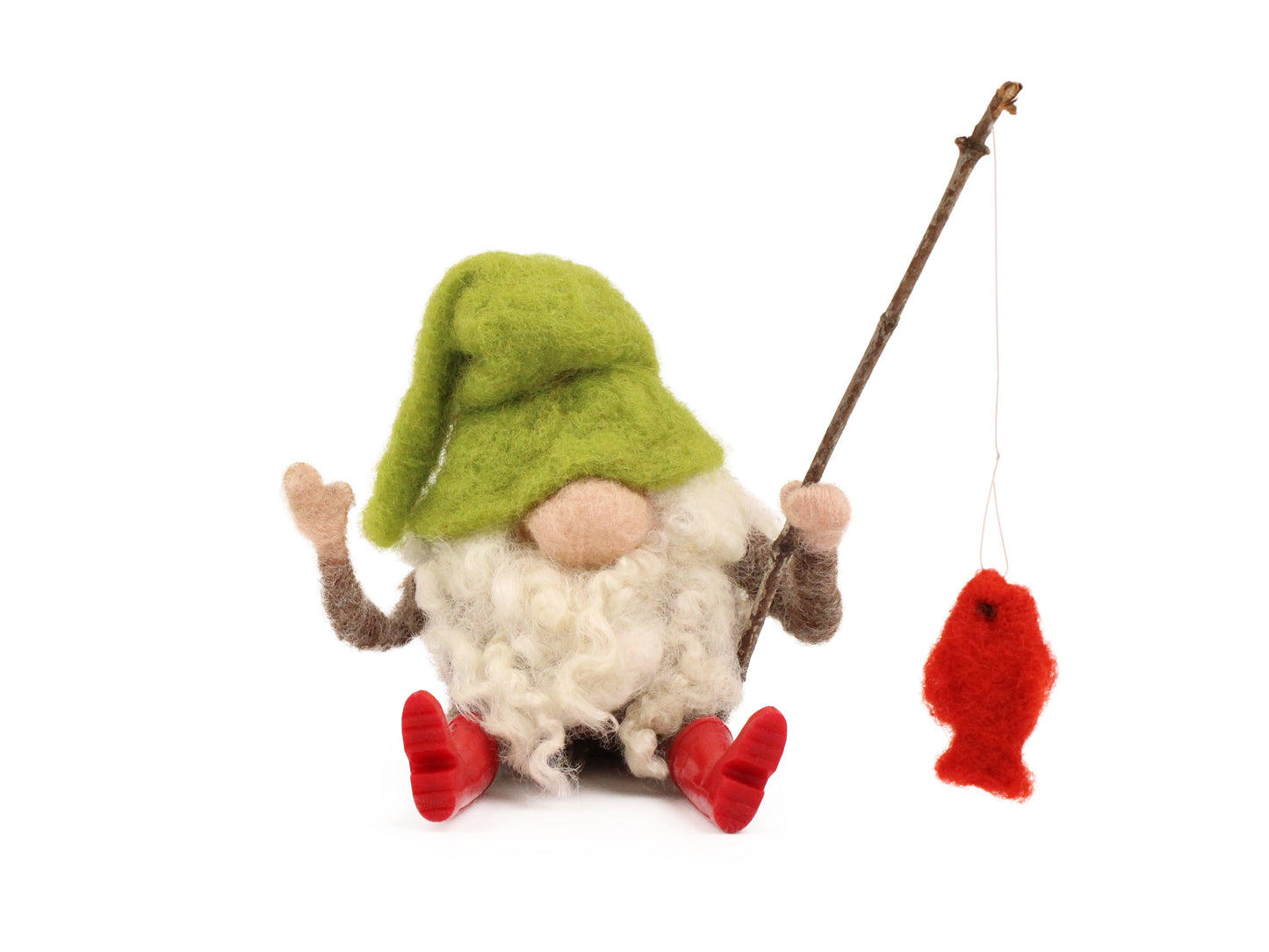 Fishing Gnome Small Needle Felt Kit - The Makerss