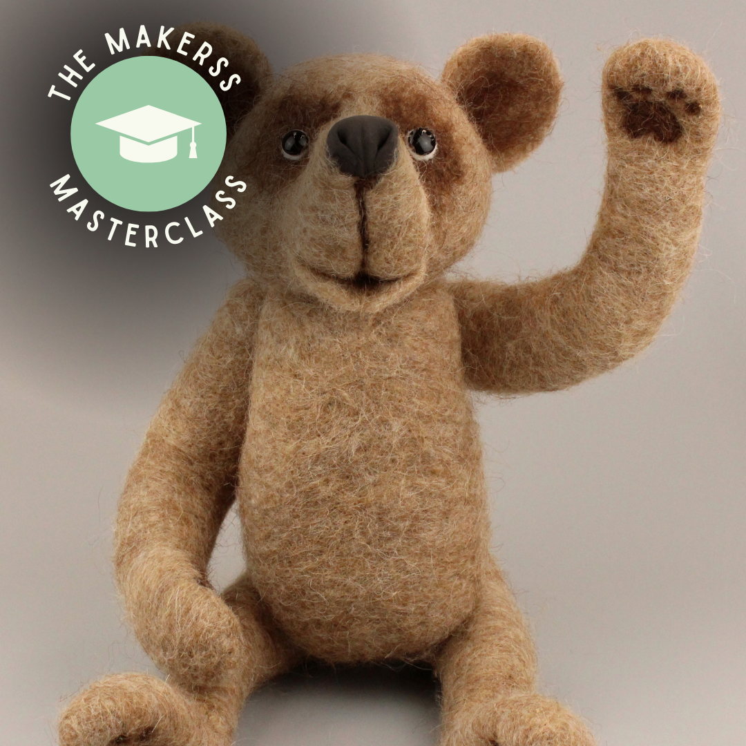 Makerss Masterclass - Jointed Vintage Bear - The Makerss