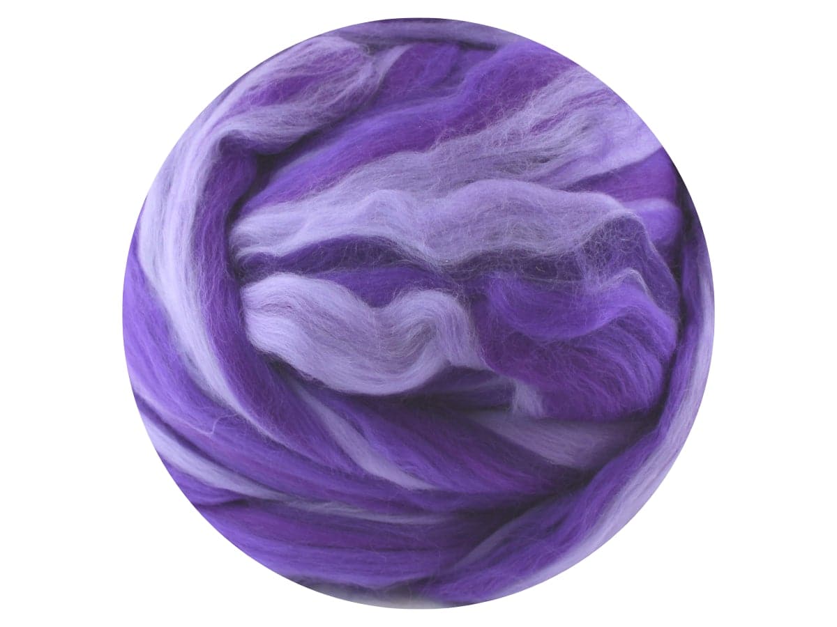 Purple Tones Australian Merino Tops - The Makerss