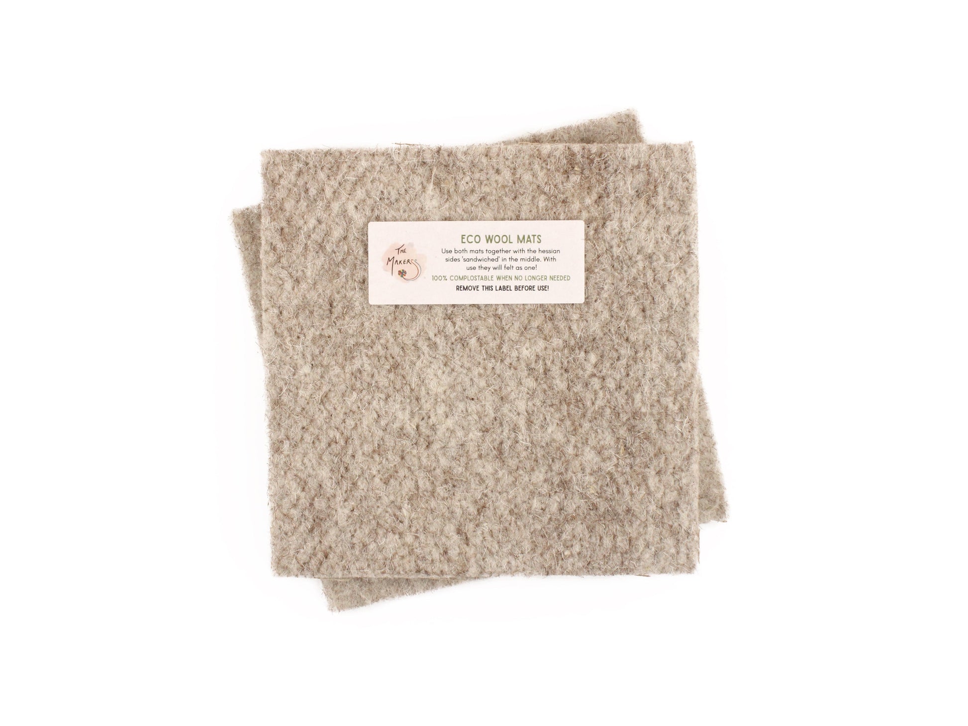Large Eco Wool Felting Mat - square 20x20cm - The Makerss