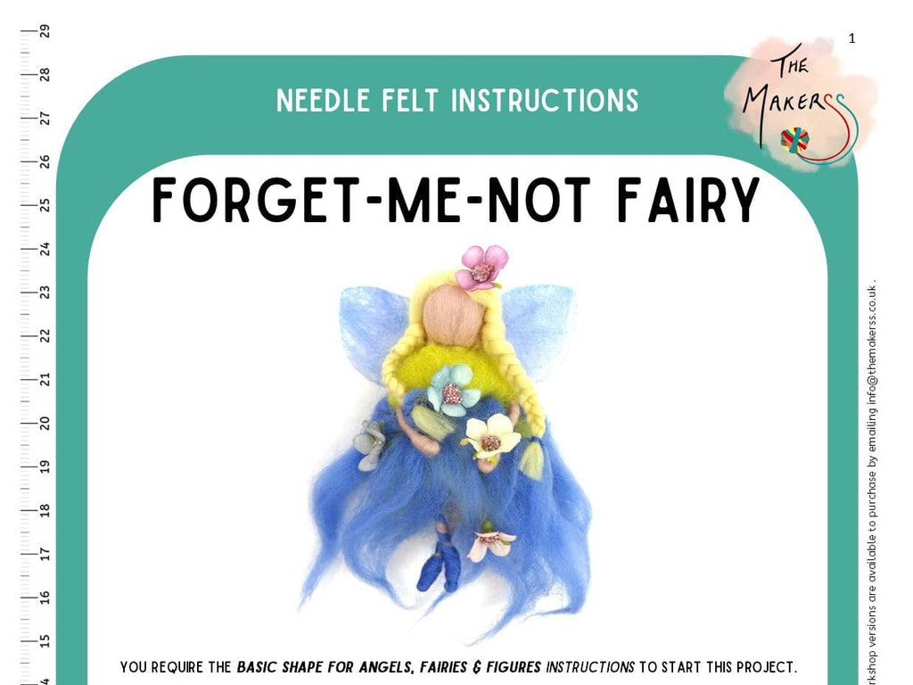 Forget-Me-Not Fairy Instructions PDF - The Makerss