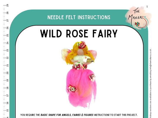 Wild Rose Fairy Instructions PDF - The Makerss