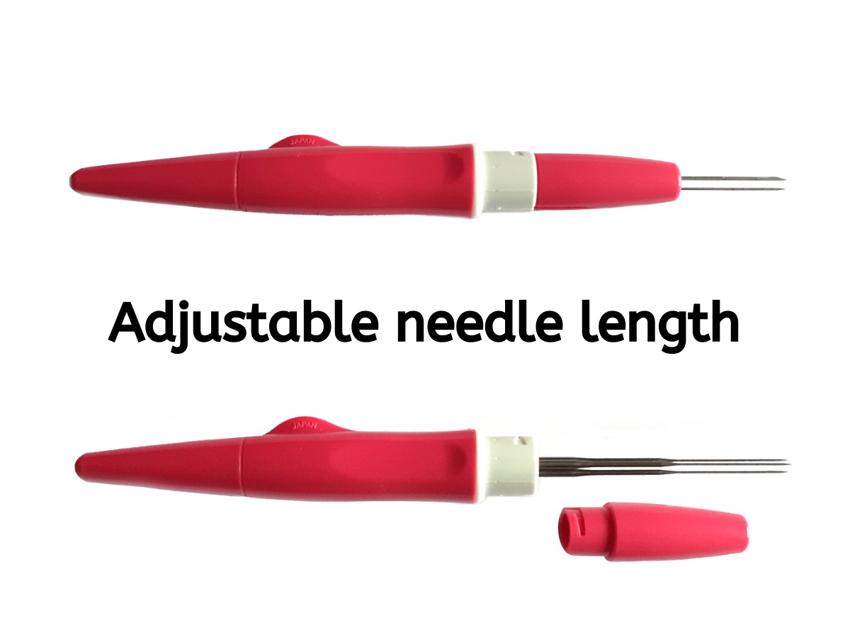 Clover Pen Tool - 3 Needle Pen Style Needle Felting Tool - The Makerss