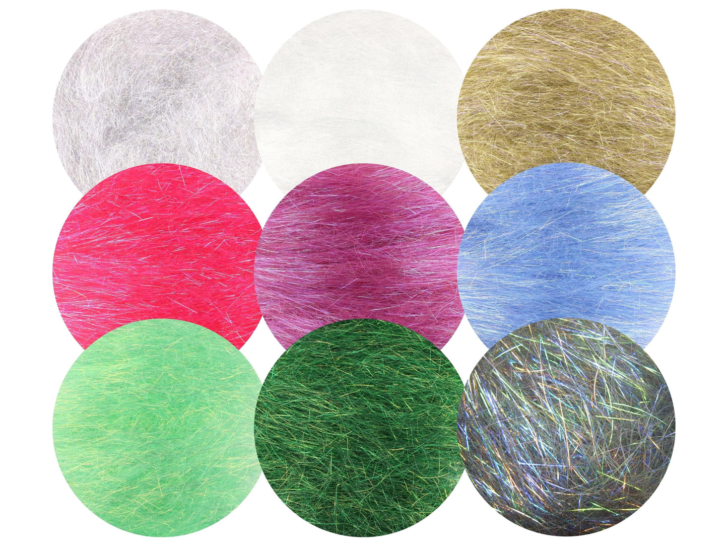 Angelina Fibre - heat bondable/fusible, sparkly, glittery - 7g - The Makerss