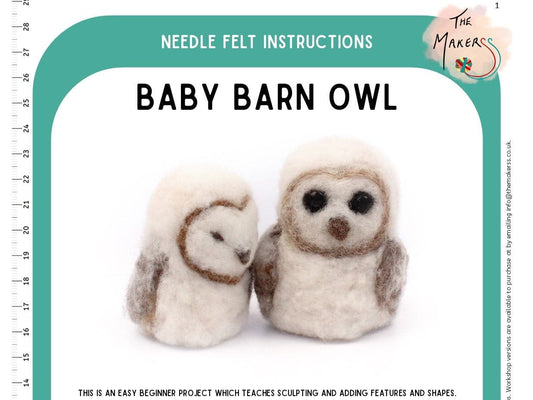 Baby Barn Owl Instructions PDF - The Makerss