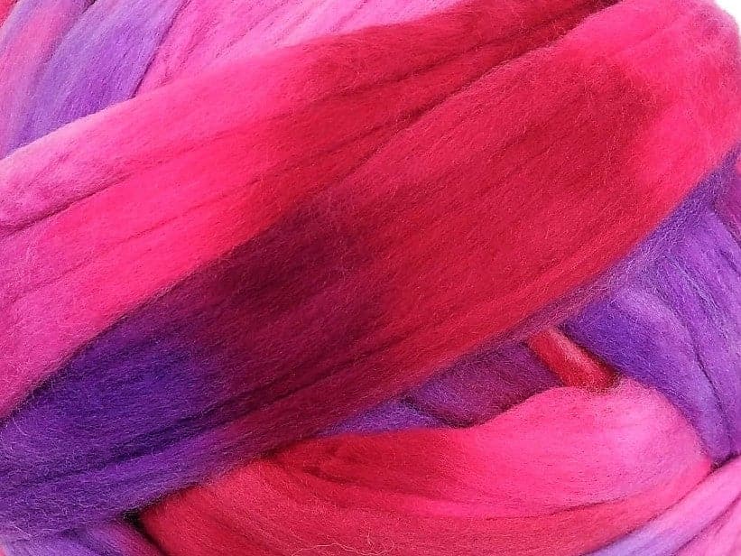 Berries - space dyed Australian Merino tops - various weights - The Makerss