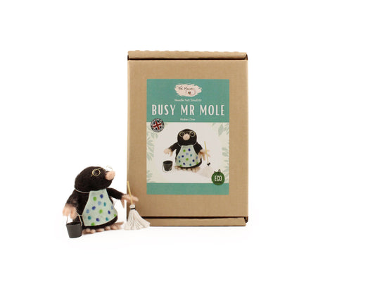 Busy Mr Mole Small Needle Felt Kit - The Makerss