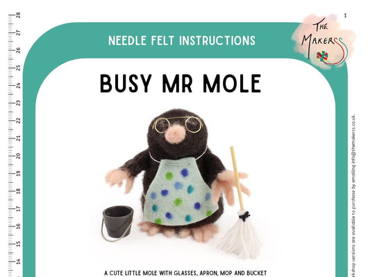 Busy Mr Mole Instructions PDF - The Makerss