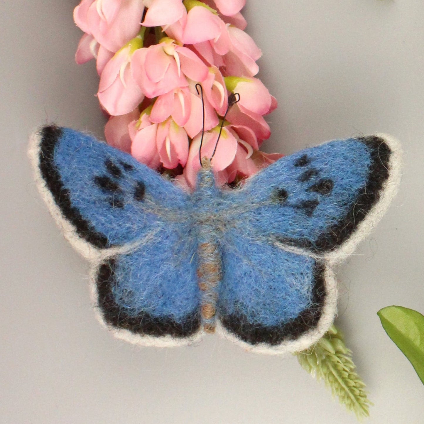 Large Blue Butterfly Small Needle Felt Kit - The Makerss