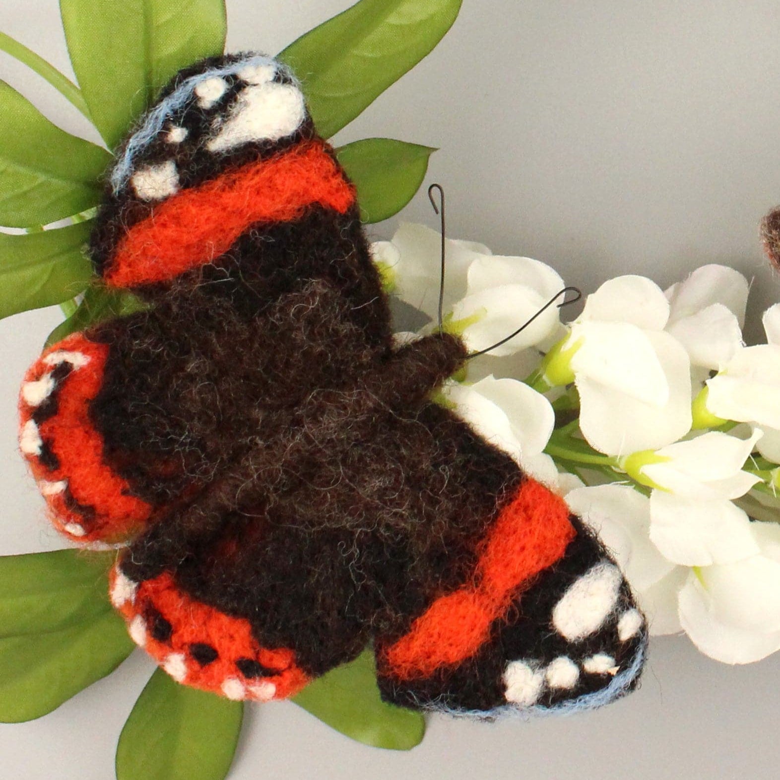 Red Admiral Butterfly Small Needle Felt Kit - The Makerss