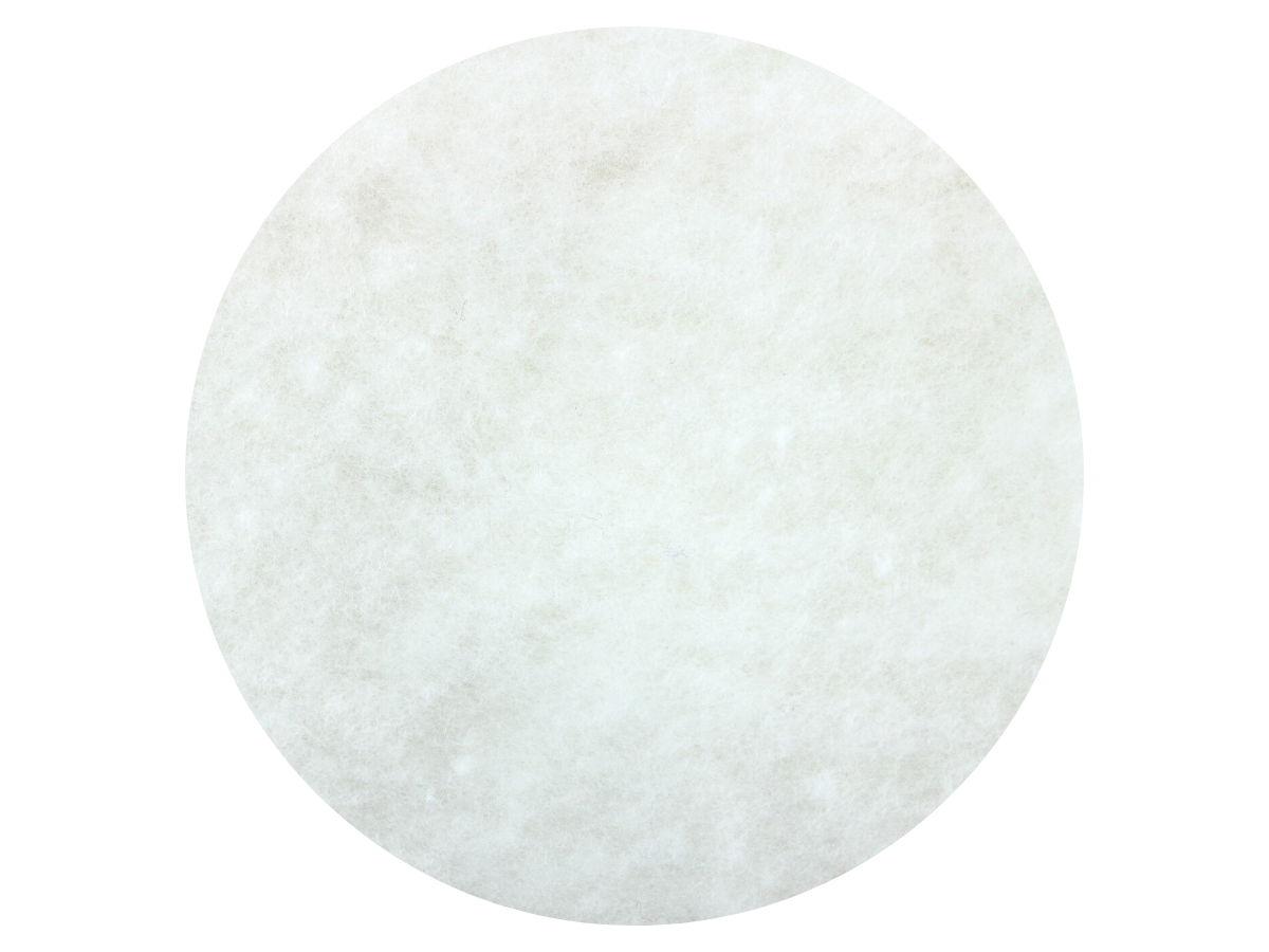 Cape Merino- natural creamy-white, super fine & short carded wool batts - The Makerss