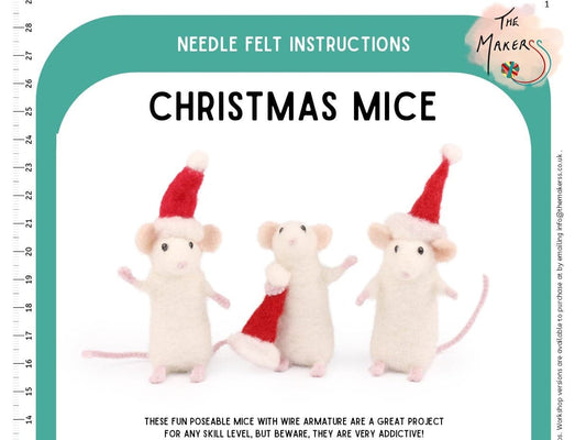 Christmas Mice Instructions PDF - The Makerss