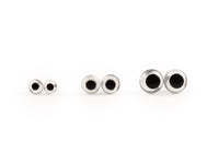 Clear with pupil - Easy Glue-In Glass Eyes 3-12 mm options - The Makerss