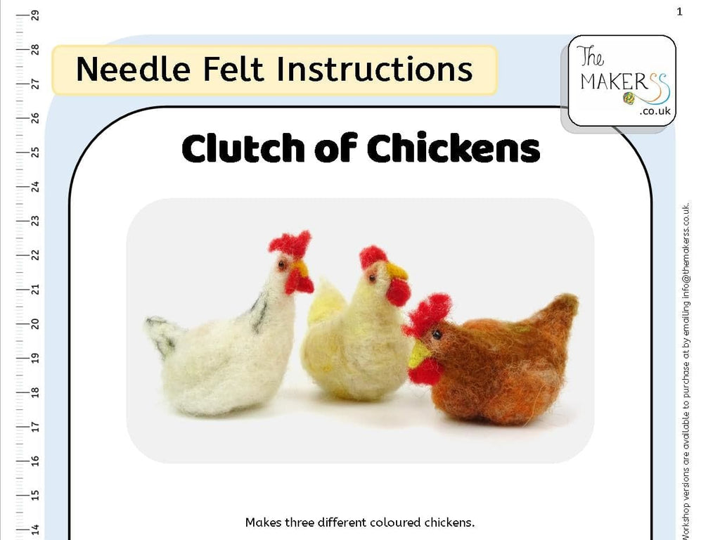 Clutch of Chickens Instructions PDF - The Makerss