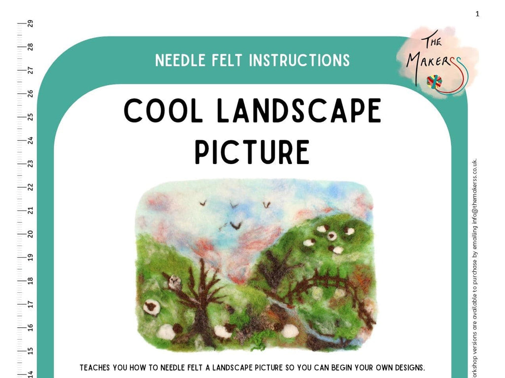 Cool Landscape Picture Instructions PDF - The Makerss
