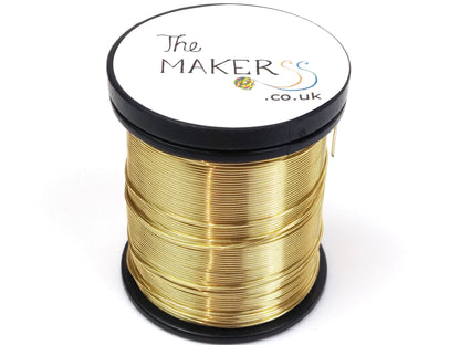 Thin Copper Wire 0.5 mm (24 gauge) - Gold - The Makerss