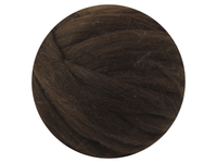Dark Brown Natural Wool Tops - Spanish - various weights - The Makerss