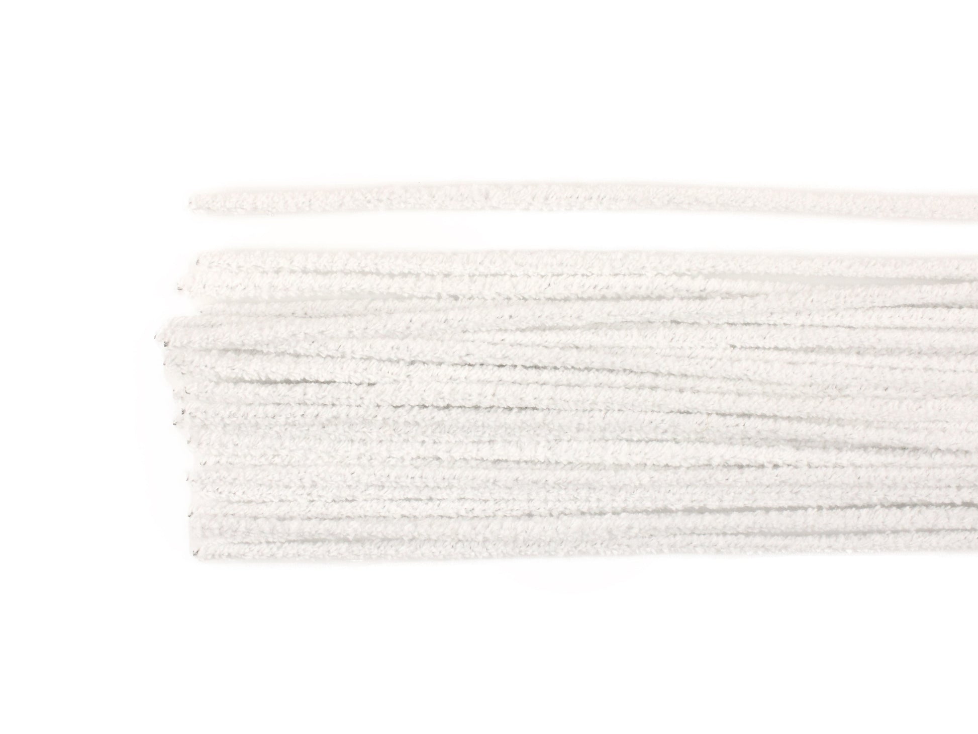 White Extra Stiff Pipe Cleaners - The Makerss
