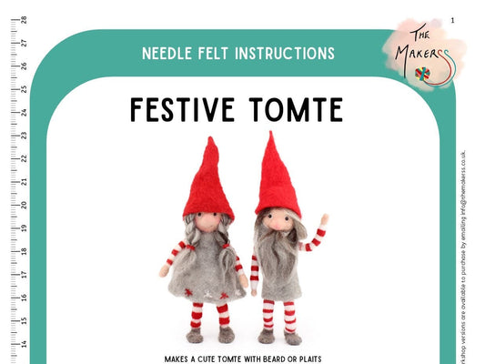 Festive Tomte Instructions PDF - The Makerss