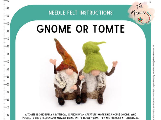 Gnome or Tomte Instructions PDF - The Makerss