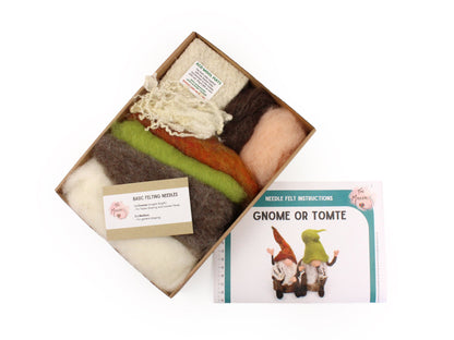Gnome or Tomte Needle Felt Kit - The Makerss