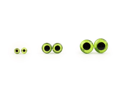 Green Easy glue-in glass eyes - various options - The Makerss