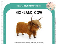 Highland Cow Instructions PDF - The Makerss