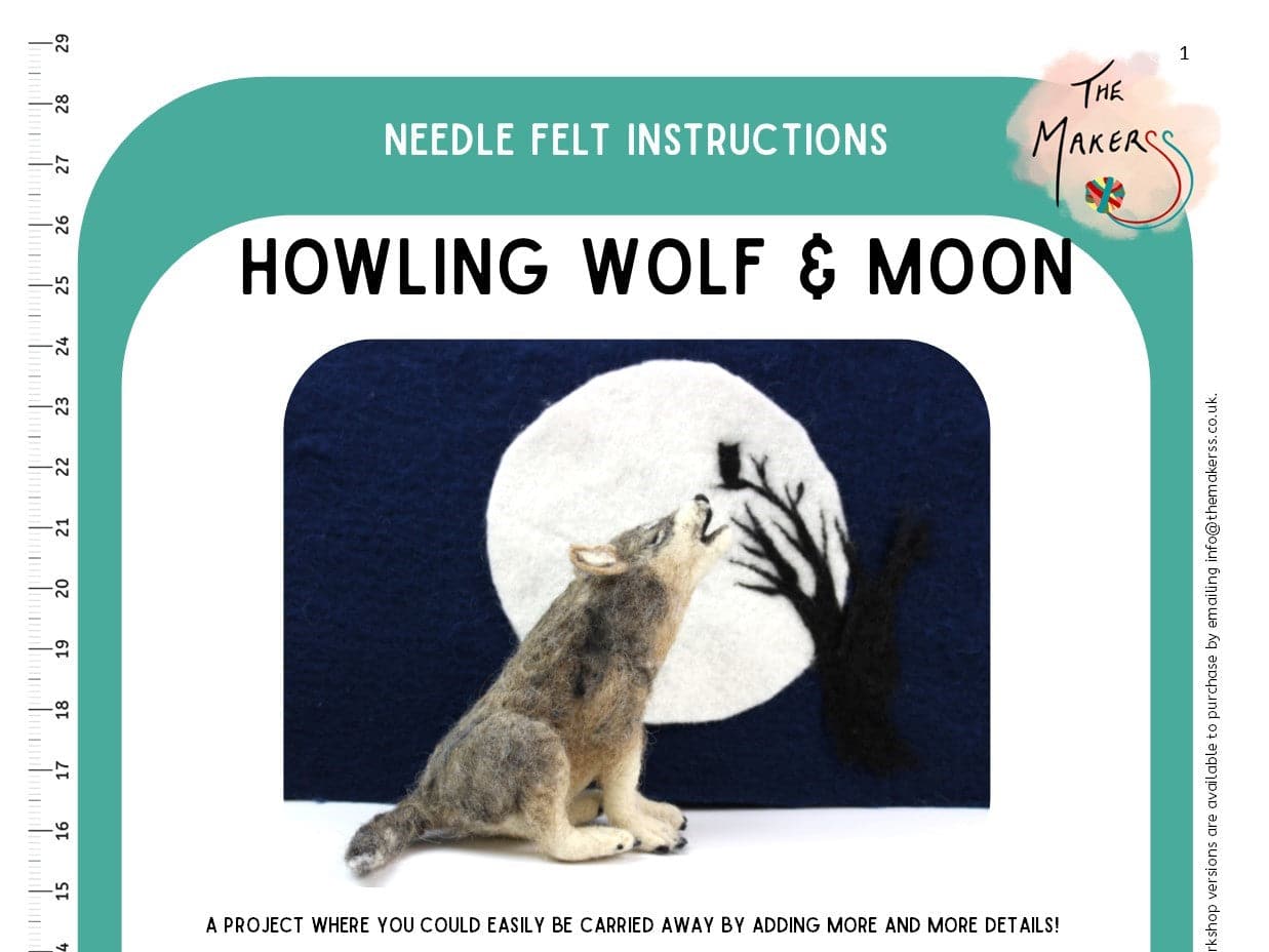 Howling Wolf & Moon Instructions PDF - The Makerss