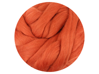 Orange Tops - dyed South American Merino - various weights - The Makerss