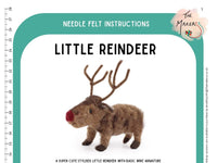 Little Reindeer Instructions PDF - The Makerss