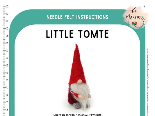 Little Tomte Instructions PDF - The Makerss