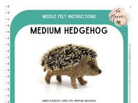 Medium Hedgehog Instructions PDF - The Makerss