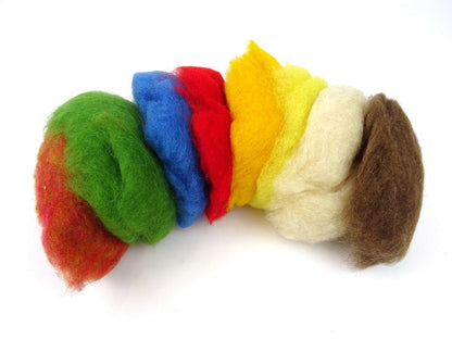 Making Simple Needle Felts Wool Mix - 80g mix - The Makerss