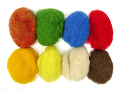 Making Simple Needle Felts Wool Mix - 80g mix - The Makerss