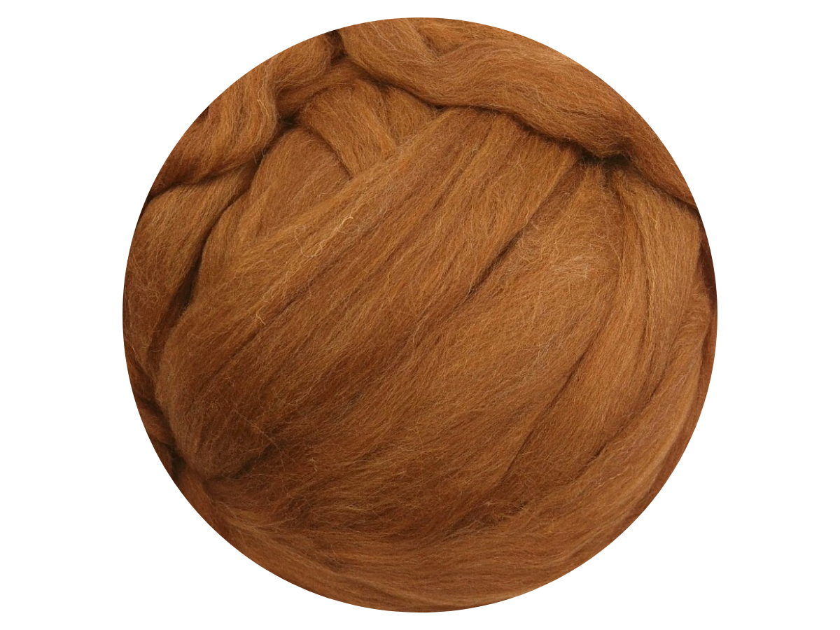 Manx Loaghtan - natural wool tops - The Makerss