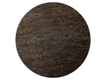 Milk Sheep - natural dark brown variegated carded wool batts - various weights - The Makerss
