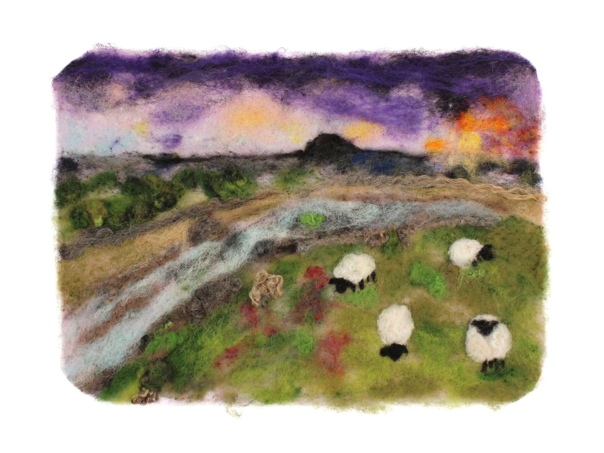 Morning Landscape Needle Felt Kit - The Makerss