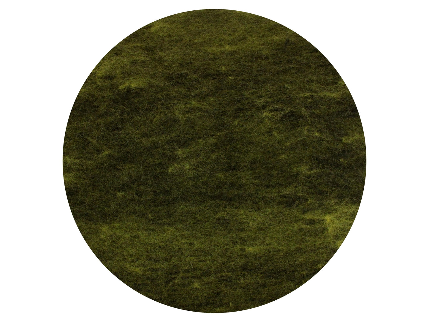 Moss Green Mottled Australian Merino batts - The Makerss