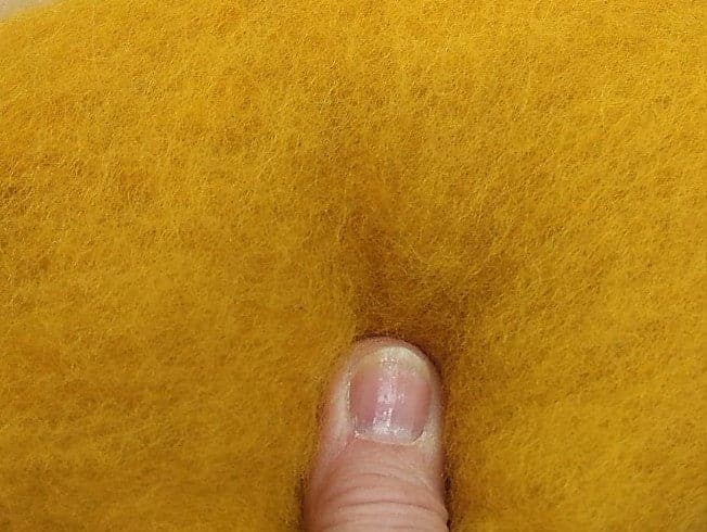 Mustard Yellow - dyed New Zealand Merino carded wool batts - various weights - The Makerss