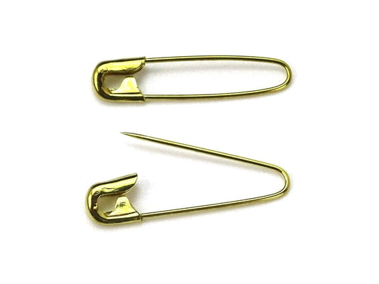 No-Sew Brooch Backs Gold x 20 - The Makerss